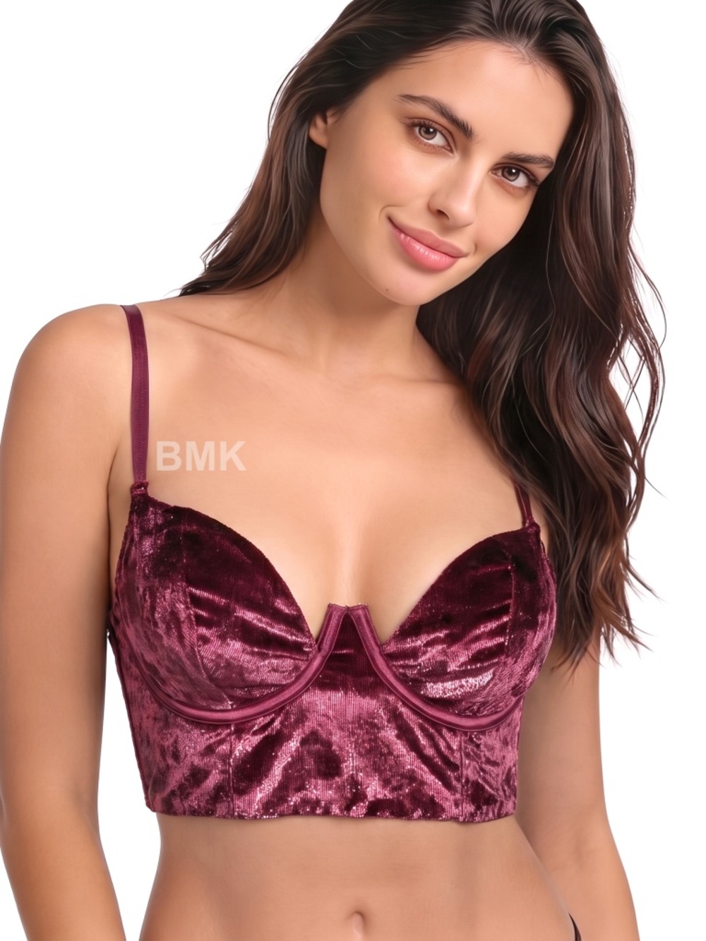 Victoria's Secret Very Sexy Balconnet Velvet Shimmer Bra Size 32D NEW